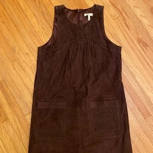 Incredible never been worn joie 70s brown suede mink dress! Size M